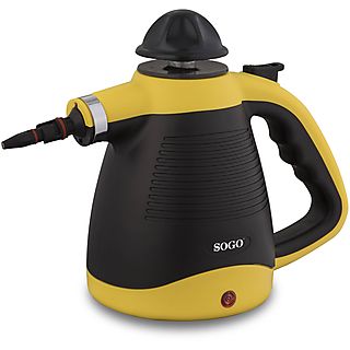 Limpiador de vapor - SOGO VAP-SS-16935, 900 W, 450 ml, 3,5 barbar, Negro