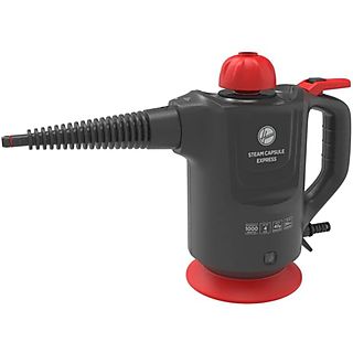 Limpiador de vapor - HOOVER SGE1000, 1000 W, 0,37 l, 4 barbar, rojo,negro