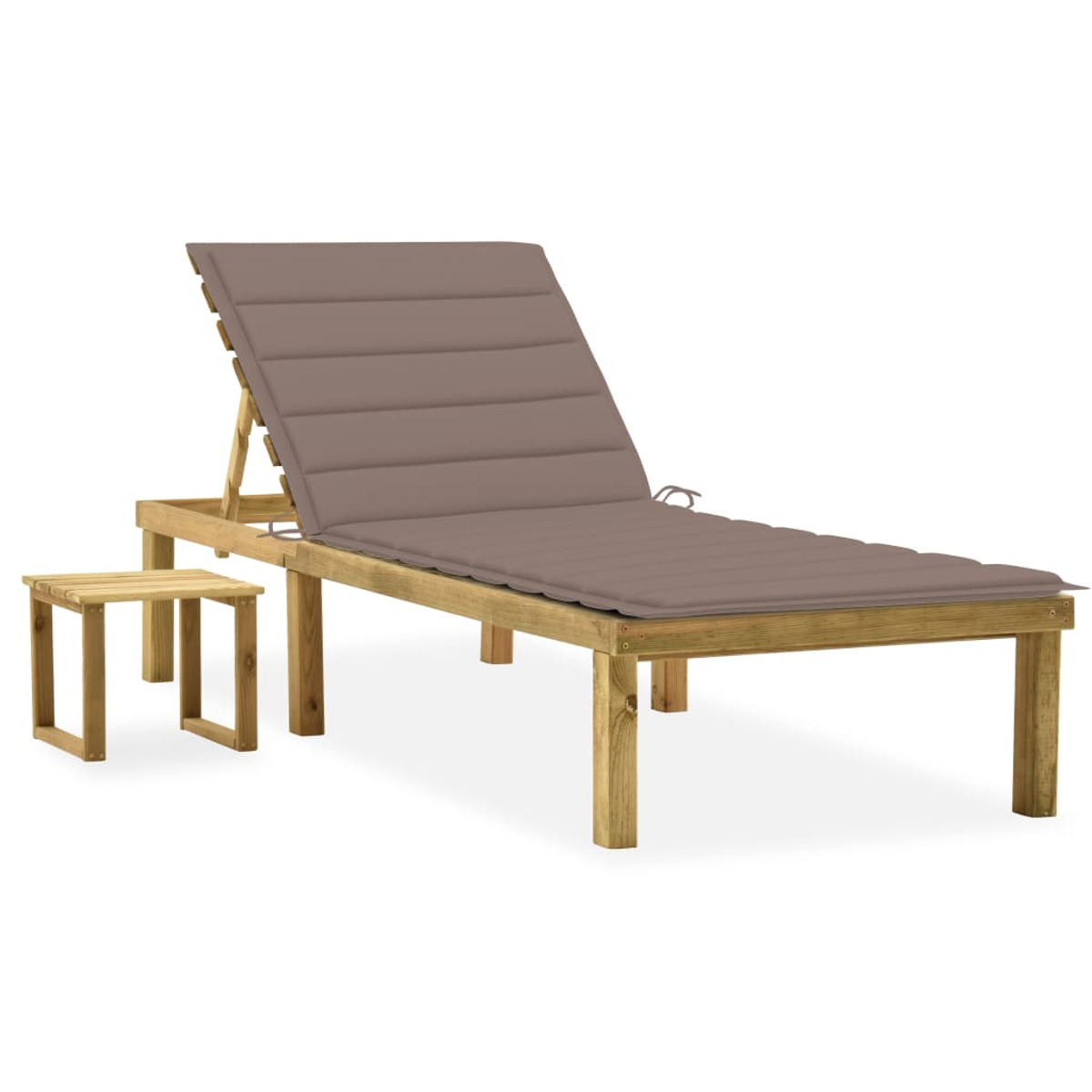 Taupe Sonnenbett, VIDAXL 3065842