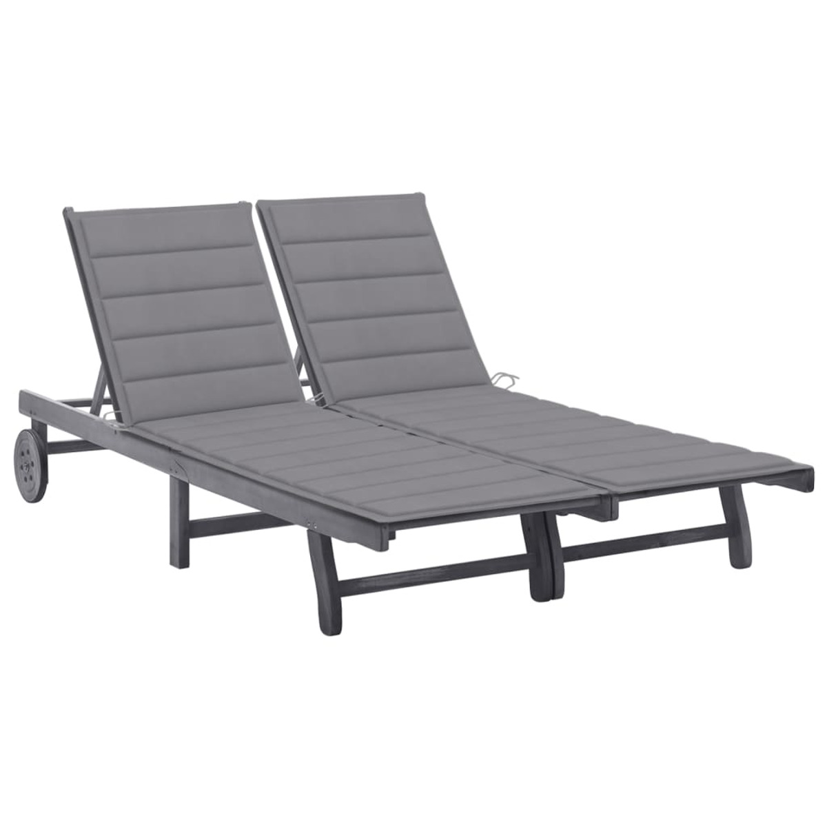 VIDAXL 3061390 Sonnenbett, Grau