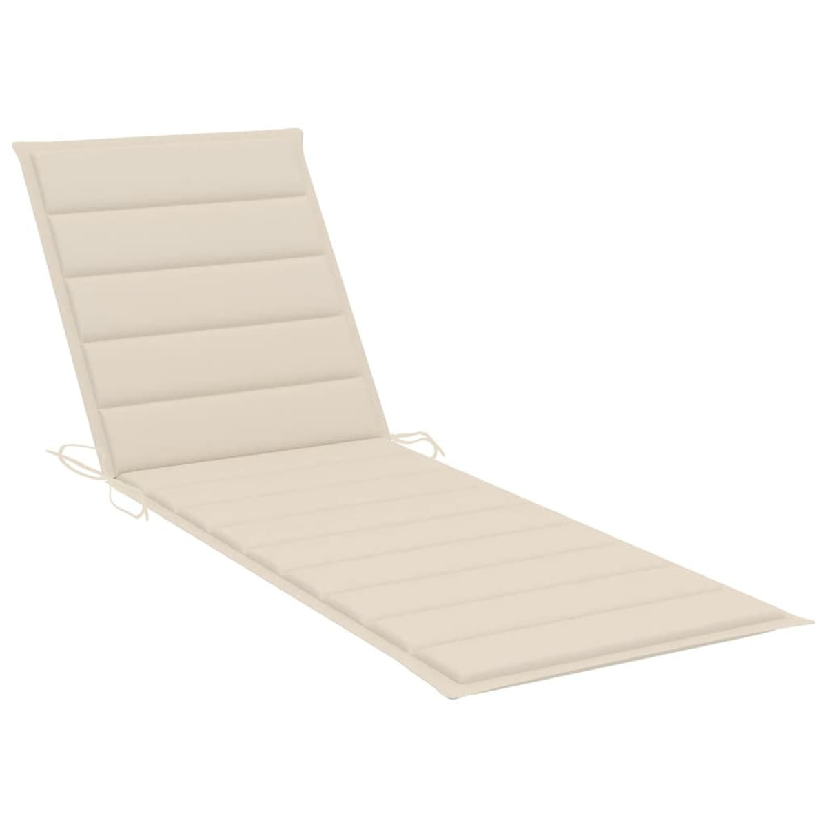 Cremeweiß 3065896 VIDAXL Sonnenbett,