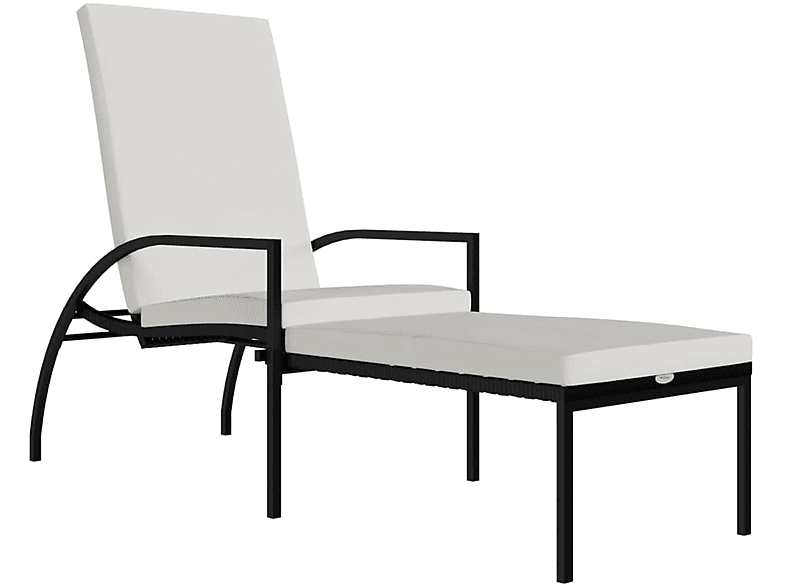 VIDAXL 317629 Schwarz Sonnenbett