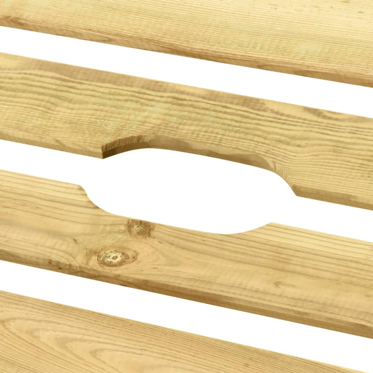 Sonnenbett, Holz-Naturfarben VIDAXL 315401