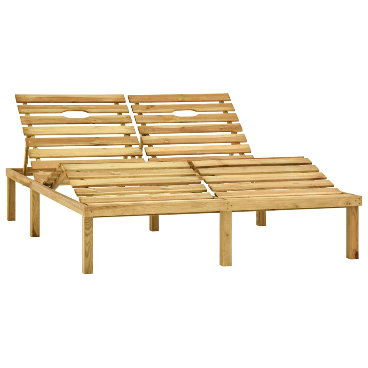 Cremeweiß 3065896 VIDAXL Sonnenbett,