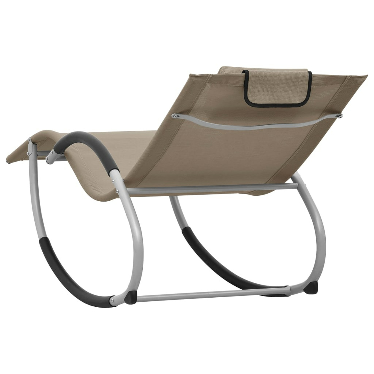 VIDAXL 47790 Sonnenbett, Taupe und Grau