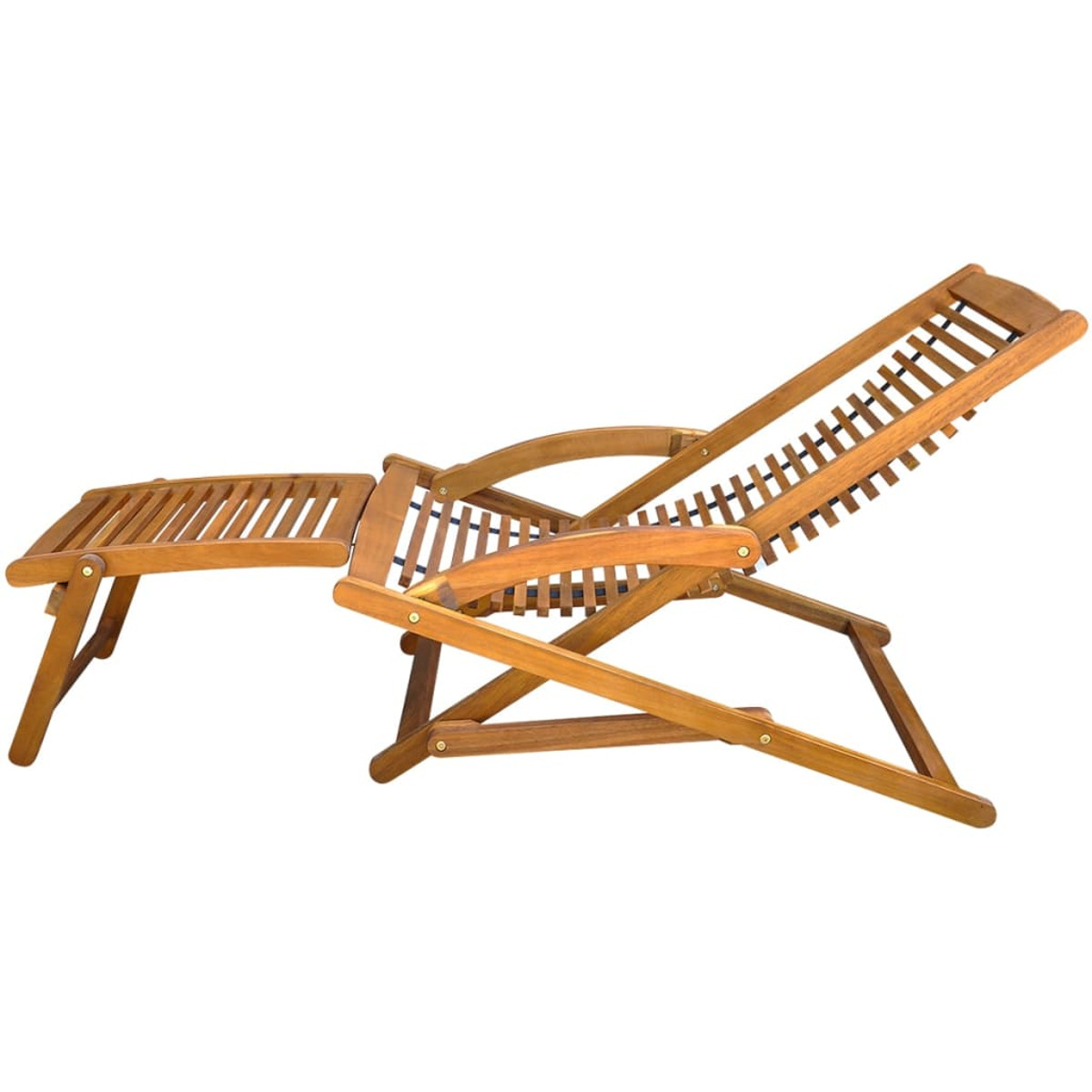 Holz-Naturfarben 41806 VIDAXL Sonnenbett,