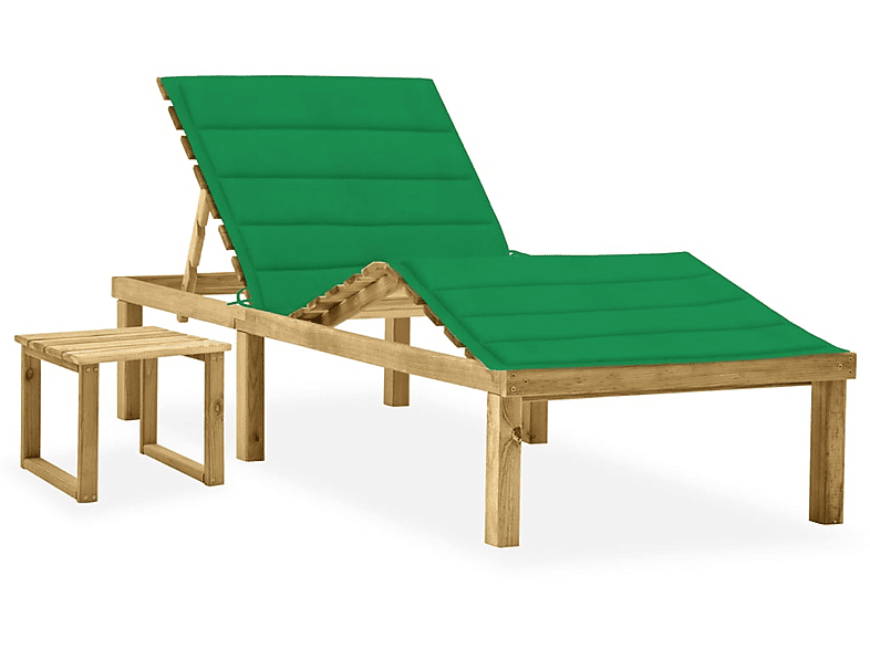 3065869 Grün VIDAXL Sonnenbett,