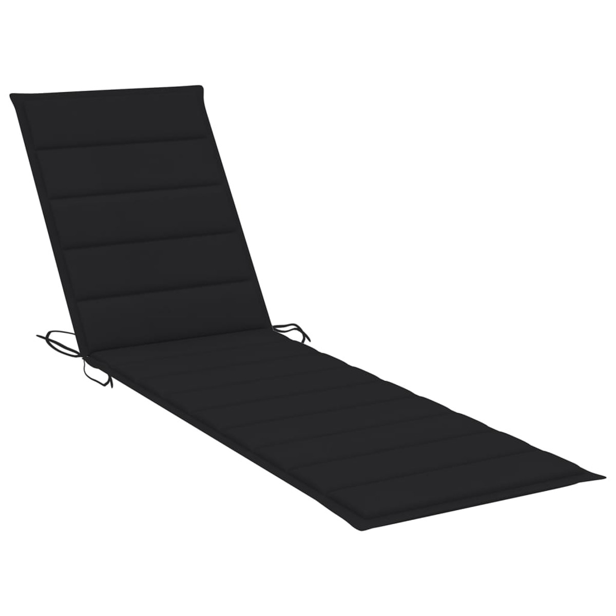 VIDAXL 3073178 Sonnenbett, Schwarz