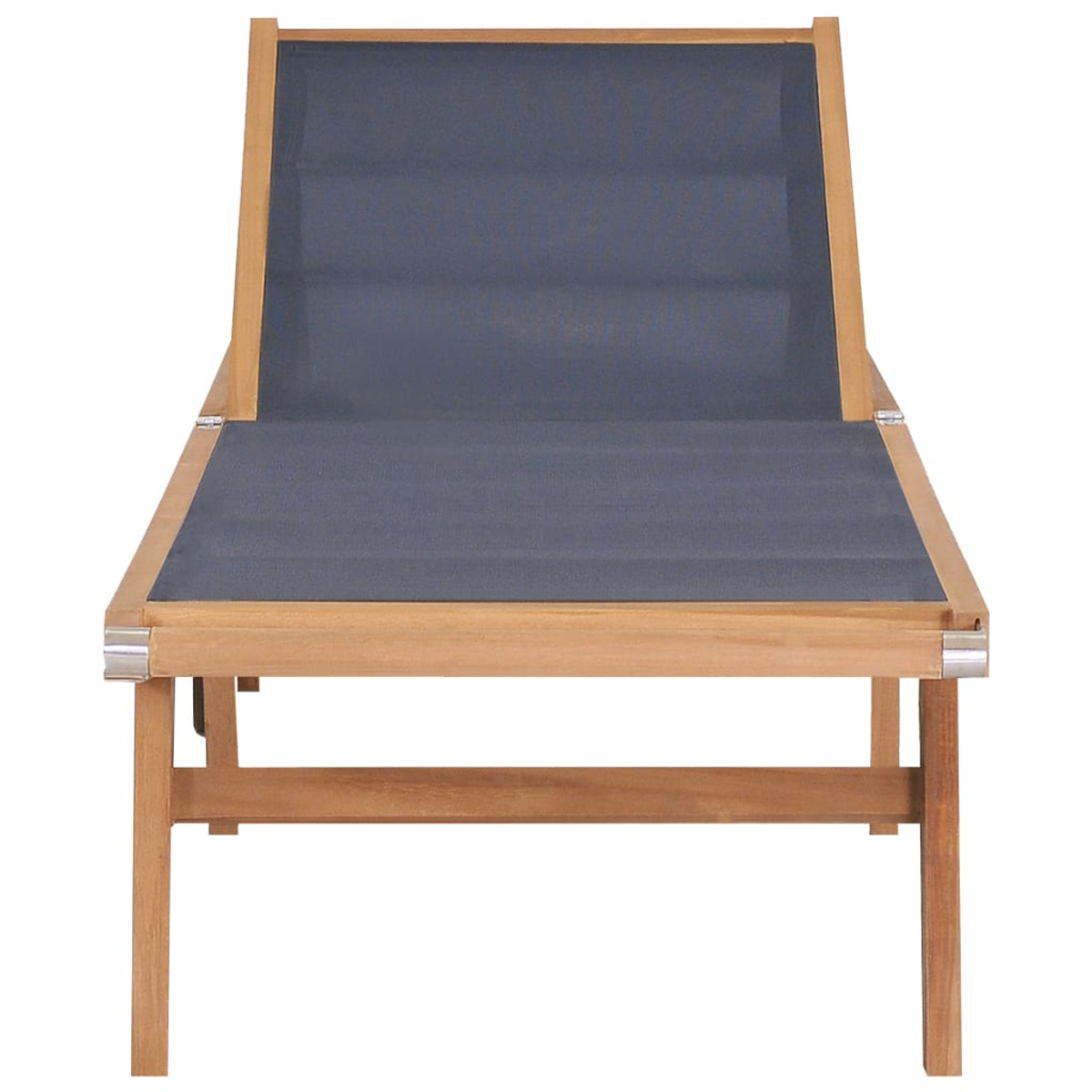 3073000 VIDAXL Sonnenbett, Holz-Naturfarben