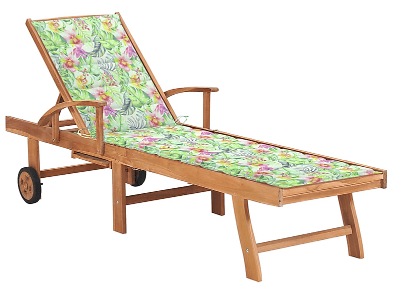 VIDAXL 3063018 Sonnenbett, Holz-Naturfarben