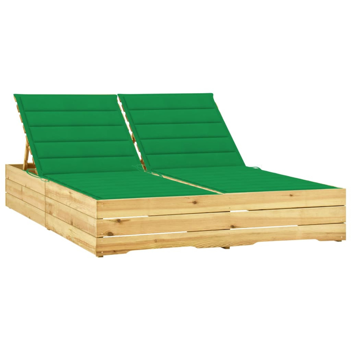 3065974 Grün VIDAXL Sonnenbett,