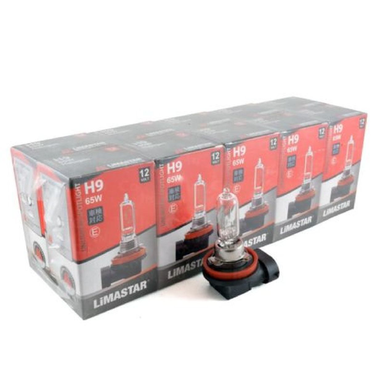 INBUSCO / KUBIS SET H9 65 Watt Mehrfarbig H4 CL Halogen-Glühlampen