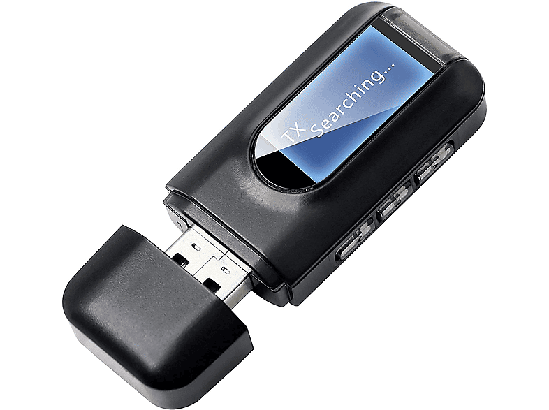TaoTronics Auto Bluetooth Adapter Empfänger mit Freisprecheinrichtung und  APTX (aux auf Bluetooth 4.0, 3.5mm Audio