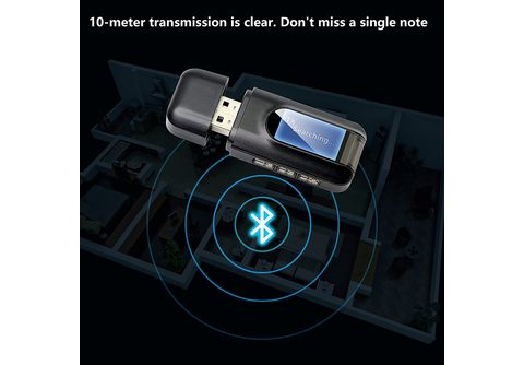 INF 2-in-1 Bluetooth Audio Sender/Empfänger Bluetooth-Adapter 5.0 Bluetooth- Adapter