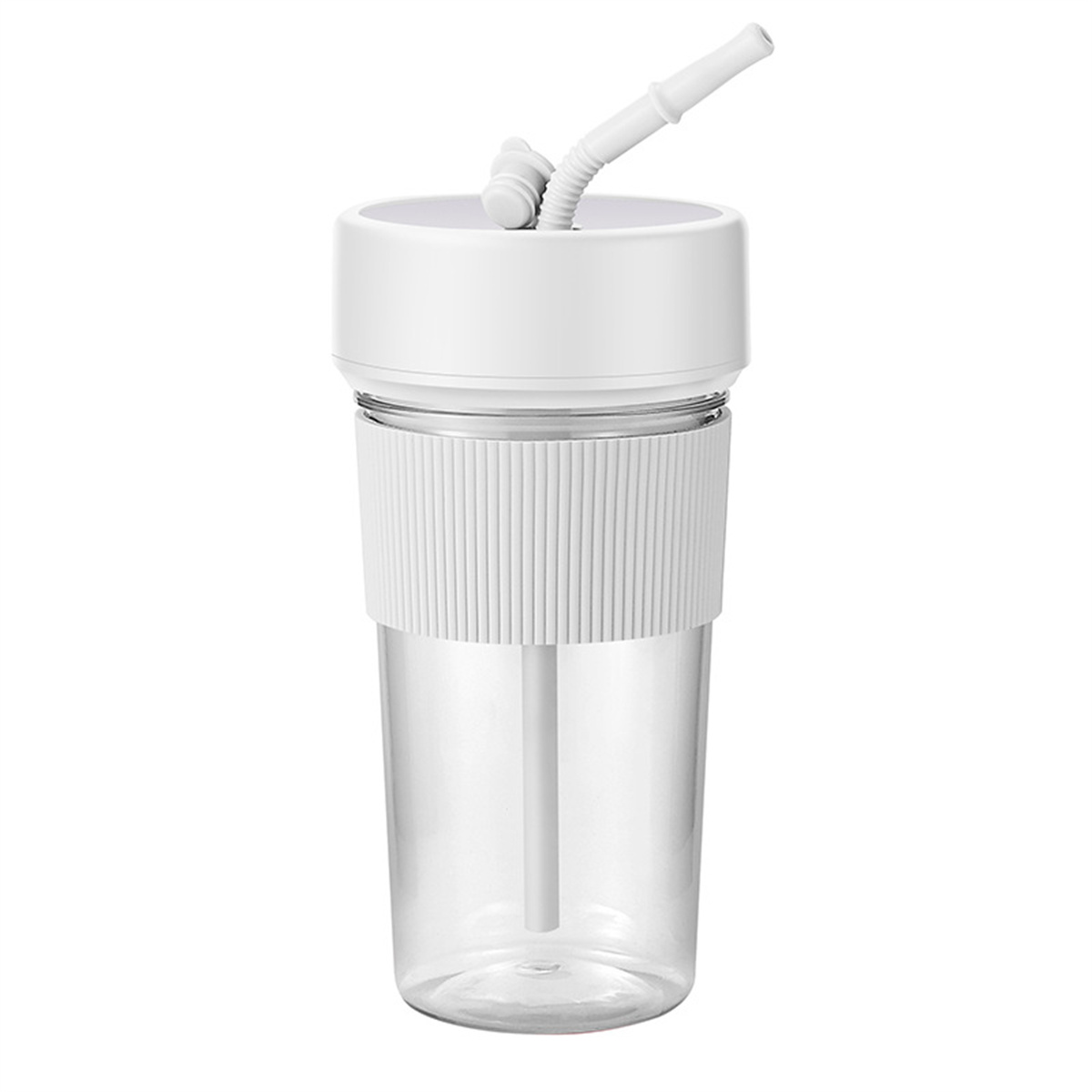 Kleine Elektrische Wiederaufladbare Mini Cup Juice weiß Weiß SYNTEK Entsafter, Tragbare Saftpresse
