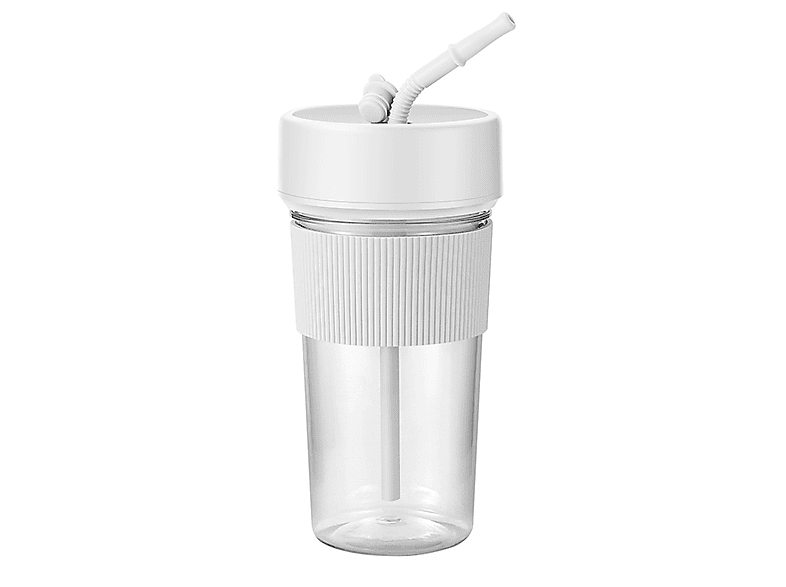 SYNTEK Juice Cup Weiß Wiederaufladbare Mini Kleine Elektrische Tragbare Saftpresse Entsafter, weiß