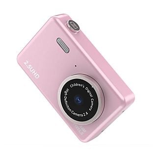 Cámara digital - SYNTEK HD Digital Camcorder 48 Megapixel Professional Campus Home Travel Portable Card Camera, 5 megapixel, rosa