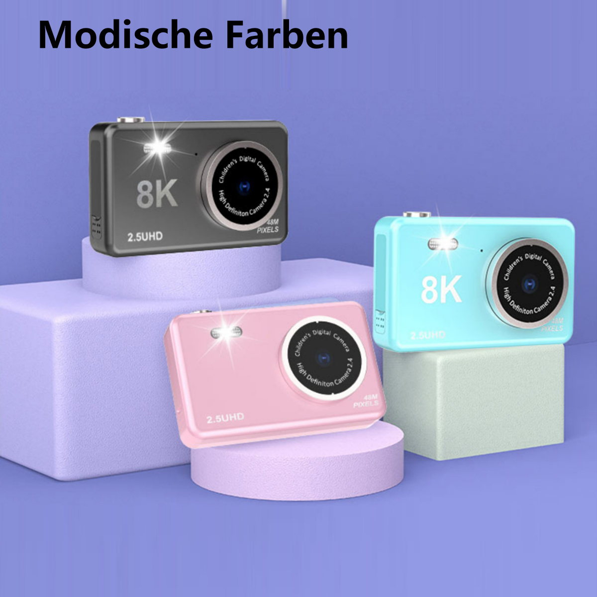 intelligente rosa, Studenten-Digitalkamera Rückkameras, Front- Duale Digitalkamera SYNTEK und - Filter LCD