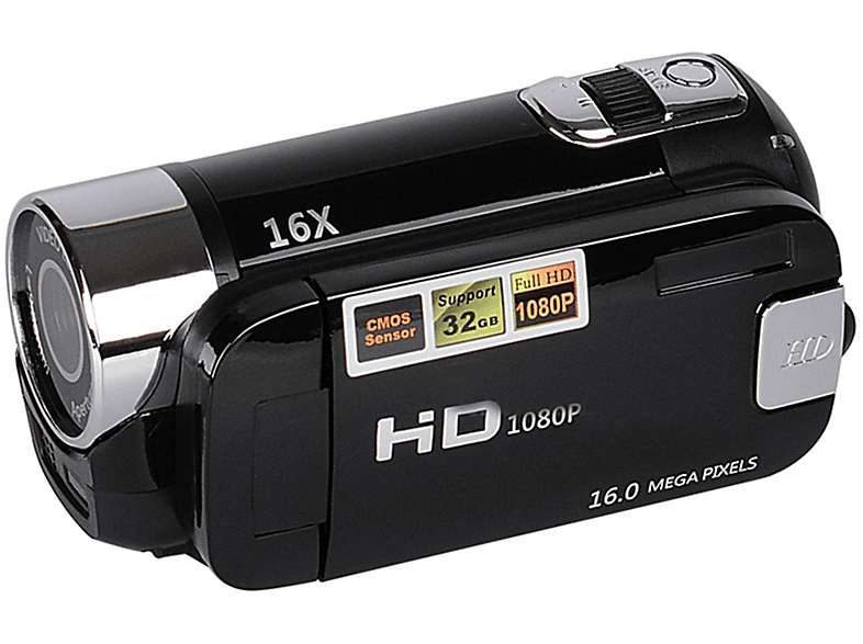 SYNTEK Videokamera Camcorder 1080P FHD mit 16fachem Zoom und 270