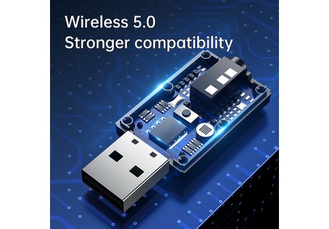 ROLIO Transmitter 5.3 Bluetooth USB adapter Schwarz