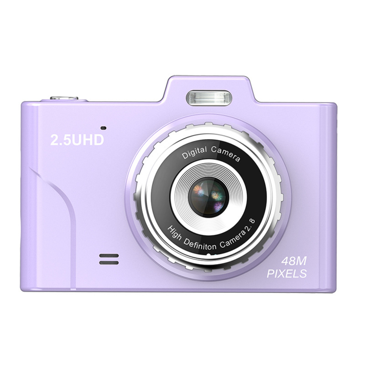 SYNTEK Studentenkamera Digitalkamera HD-Doppelkamera 48M Video Digitalkamera Lila Kamera Foto und lila
