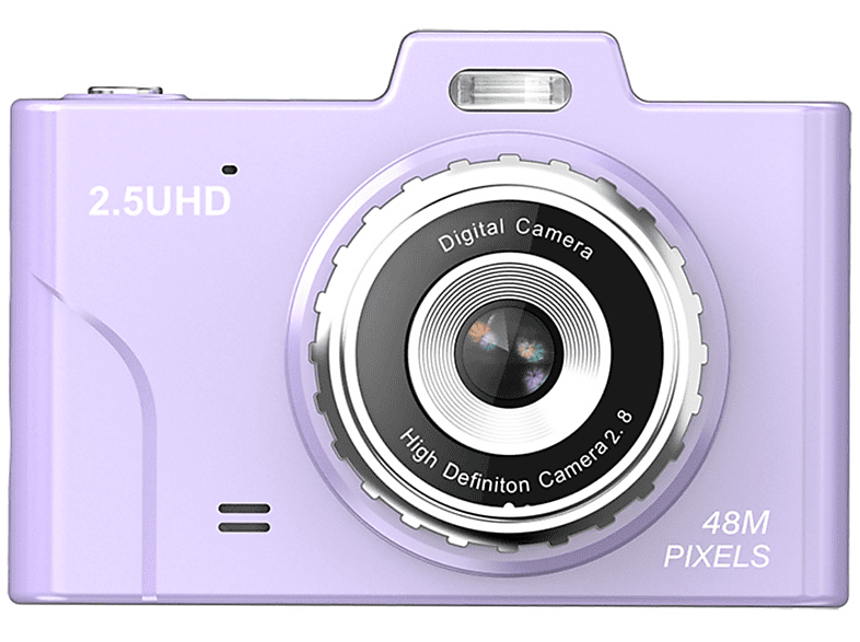SYNTEK Studentenkamera Digitalkamera HD-Doppelkamera 48M Foto und Video Lila Kamera Digitalkamera lila-