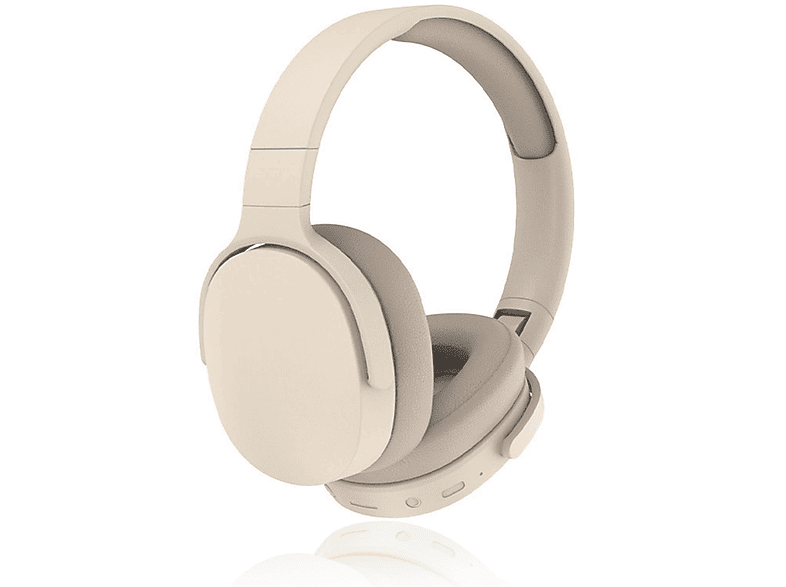 KINSI Bluetooth-Headset, Geräuschunterdrückung Kopfhörer, Over-ear Kopfhörer Bluetooth Khaki