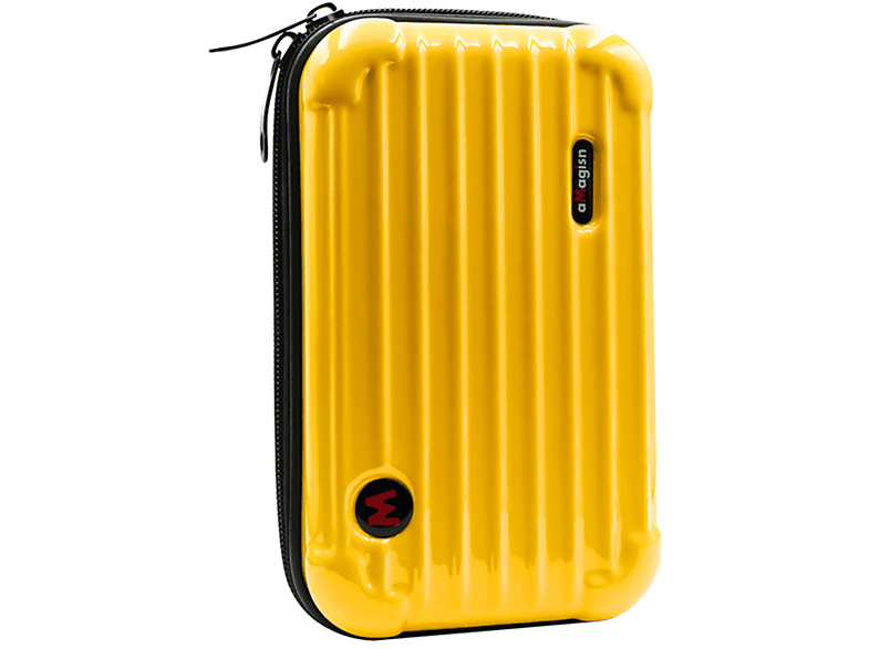 SYNTEK Mini-Sport-Kamera-Zubehör Lagerung gelb Schutzhülle für insta360 go3 Aufbewahrungstasche Kameratasche, gelb
