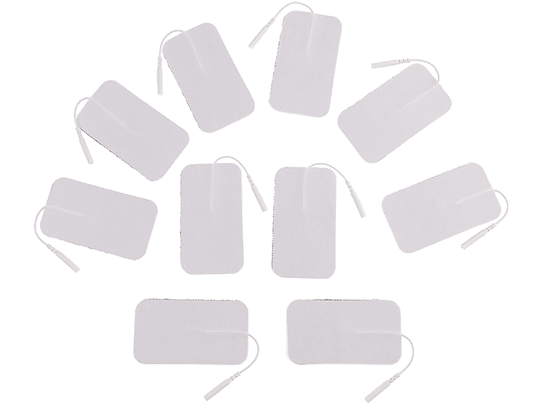 INF 10er-Pack 2.0-Sockel-Ersatzpads Handelektroden-Massagepflaster Massagepflaster
