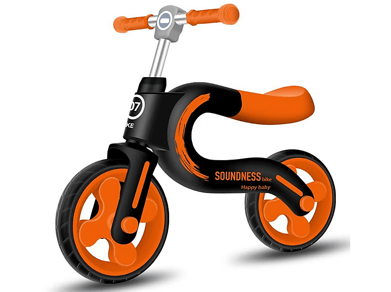 BIG Speed-Runner Laufrad - Höhenverstellbar Für Kinder 2-5 Jahre (Orange-Schwarz)