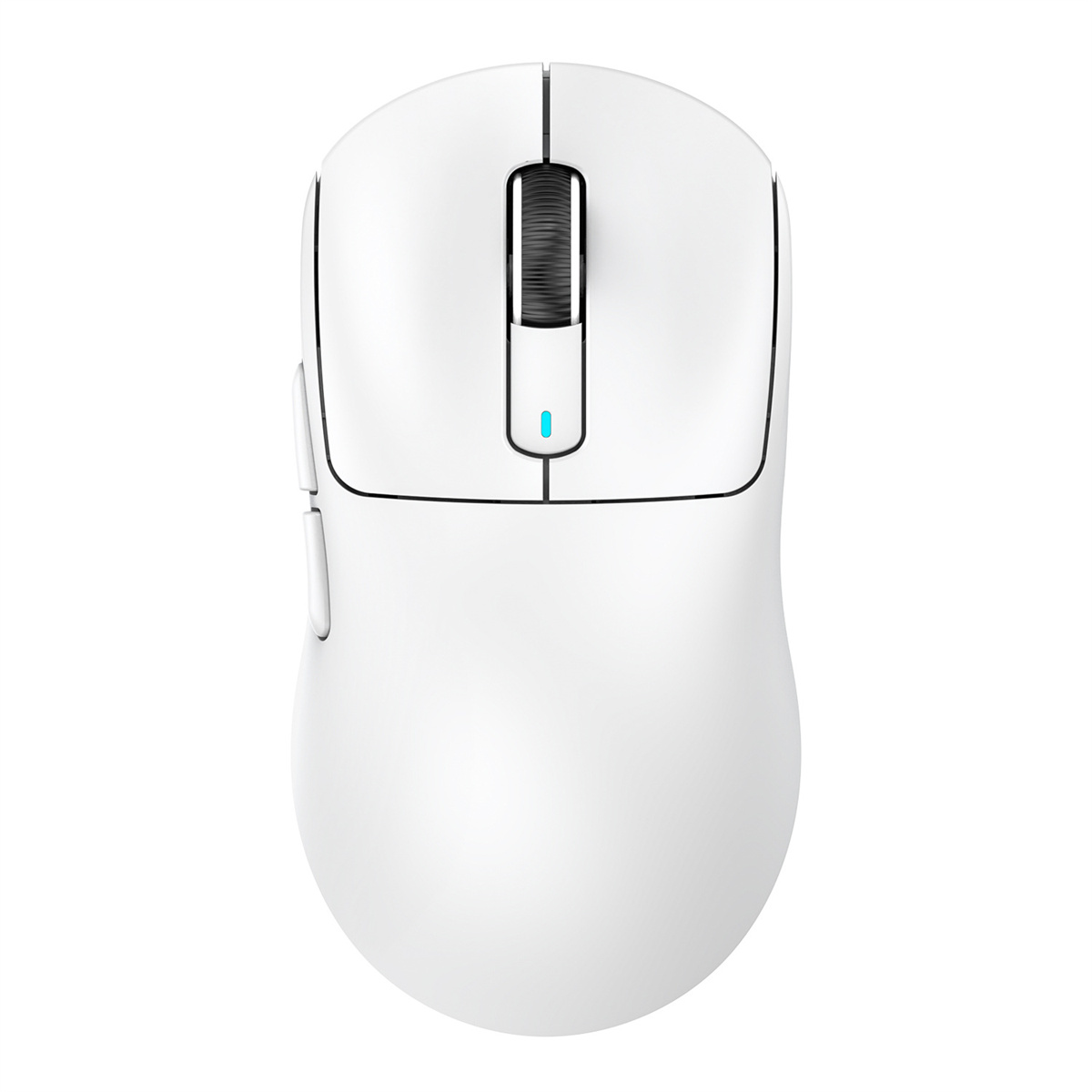 SYNTEK Weiße kabellose Gaming-Maus Maus, Design - weiß leichtes Triple-Modus-Konnektivität