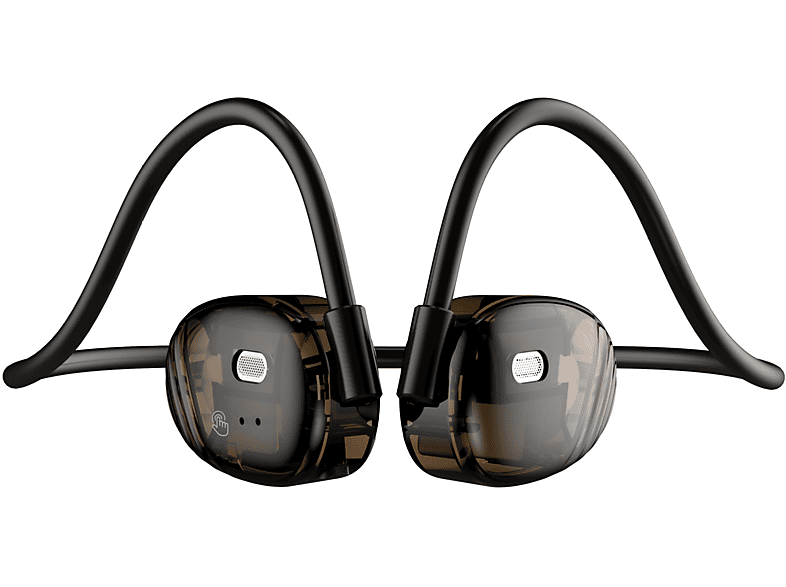 INF Drahtlose Knochenleitungs-Kopfhörer mit Bluetooth 5.2 IPX7, On-ear Kopfhörer Schwarz | True Wireless Kopfhörer