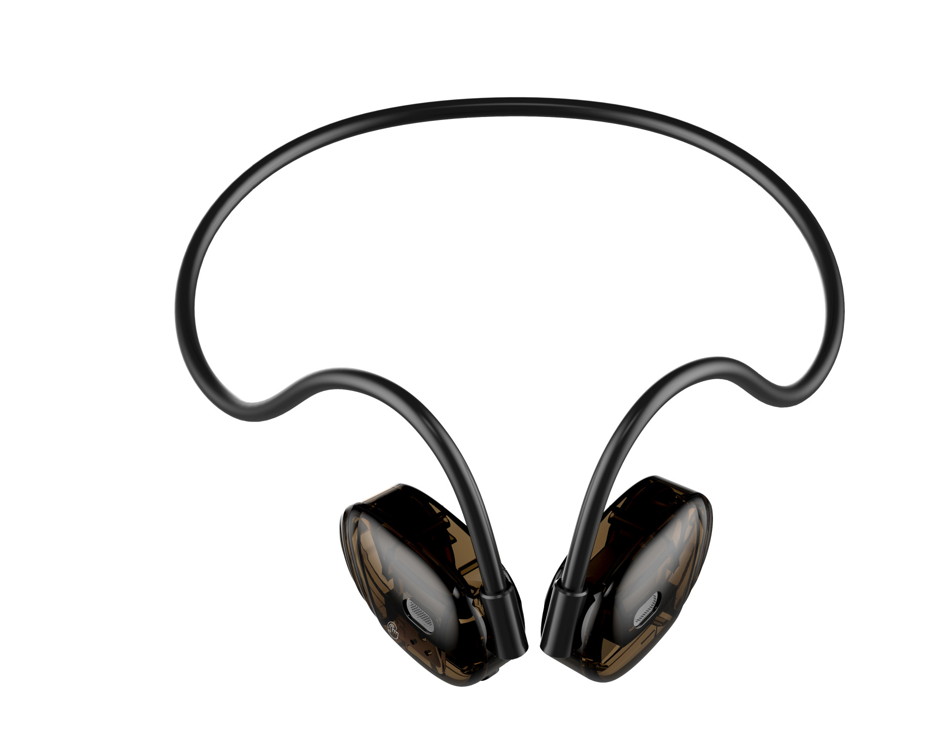INF Drahtlose Knochenleitungs-Kopfhörer Schwarz IPX7, Bluetooth mit 5.2 Kopfhörer On-ear