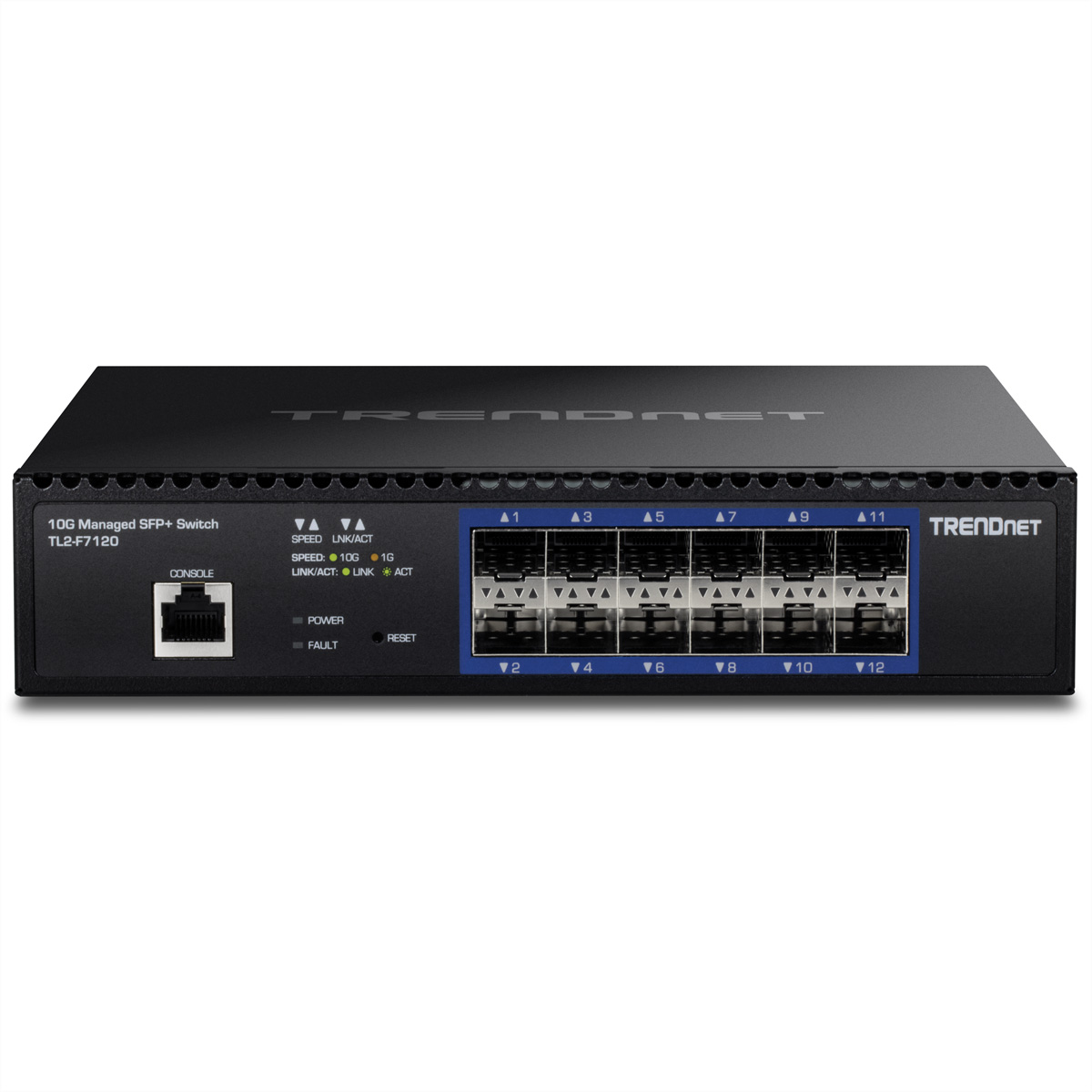 TRENDNET TL2-F7120 12 Port Switch Netzwerk-Switch