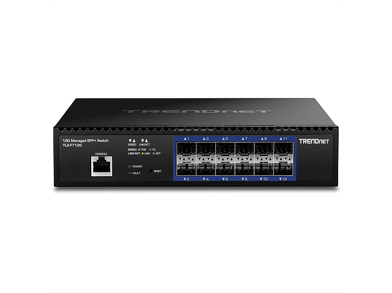 TRENDNET TL2-F7120 12 Port Switch Netzwerk-Switch