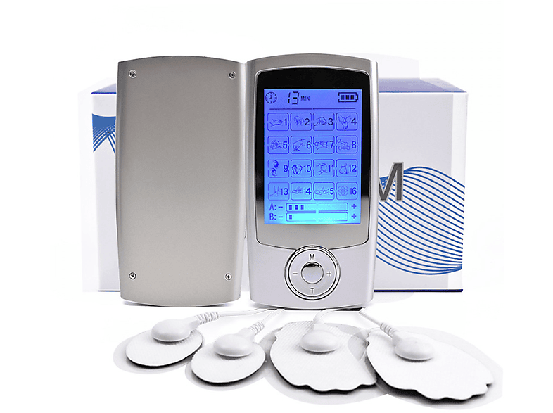 Stimolatore Muscolare EMS – Tecnologia Per Addome E Muscoli, Nuovo Modello (Nero)