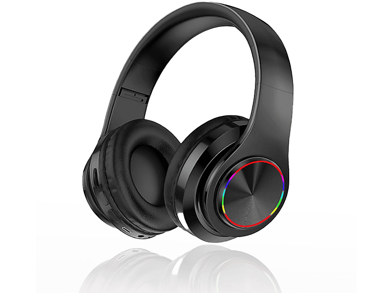 KINSI B39 RGB-Licht, Over-ear Gaming-Headset Bluetooth Überohr ...