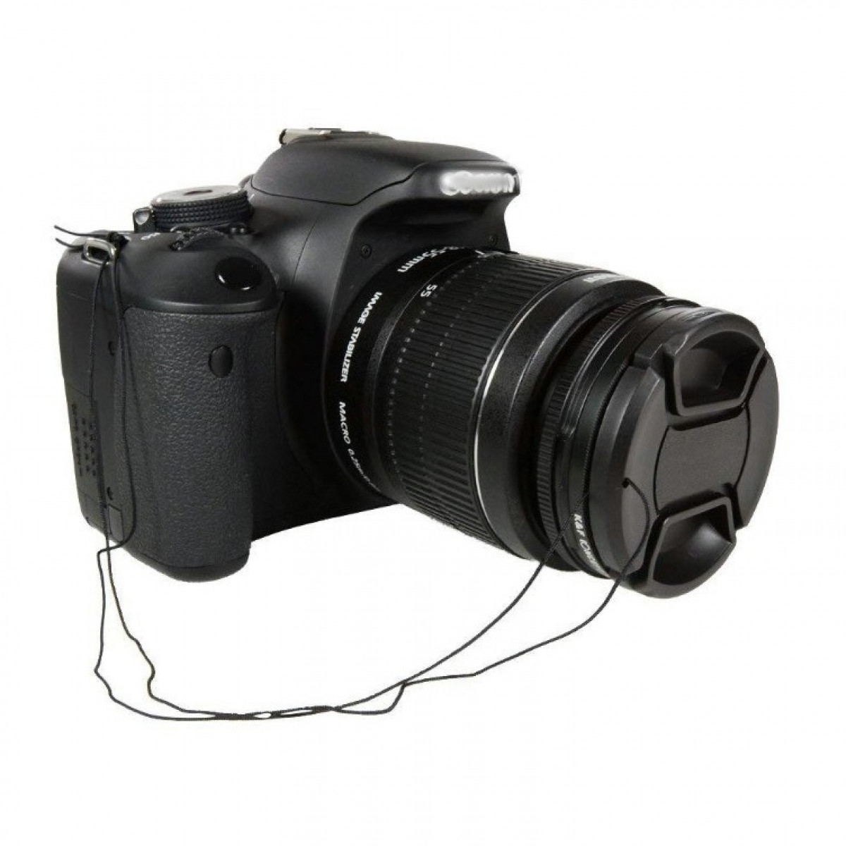 Canon Pe Nikon Sony Schwarz Universelle für Riemen Objektivdeckel, Objektivdeckelabdeckung mit INF