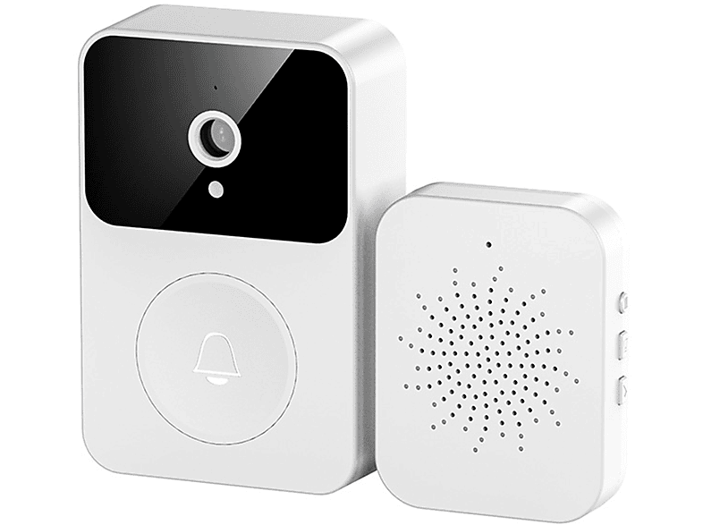 LIWEARE Smart Wireless Video Türklingel 2,4 GHz – Mit HD-Nachtsicht, Zwei-Wege-Sprechfunktion & APP-Steuerung (Weiß)