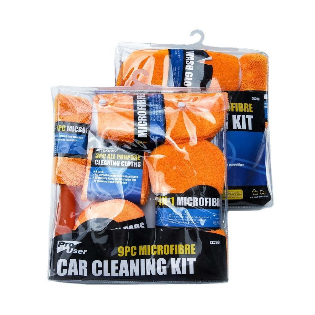 SYNTEK Car Cleaning 9 Car Home Waxing Wash Reinigungsset Towel Set Sponge Wash Rag Piece Car Car Wipes Gloves