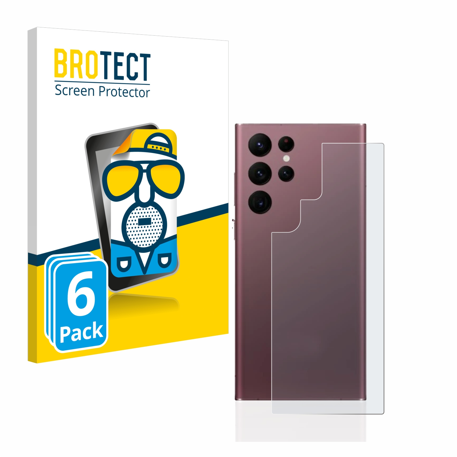 BROTECT 6x matte Schutzfolie(für Enterprise S22 5G Samsung Edition) Ultra Galaxy