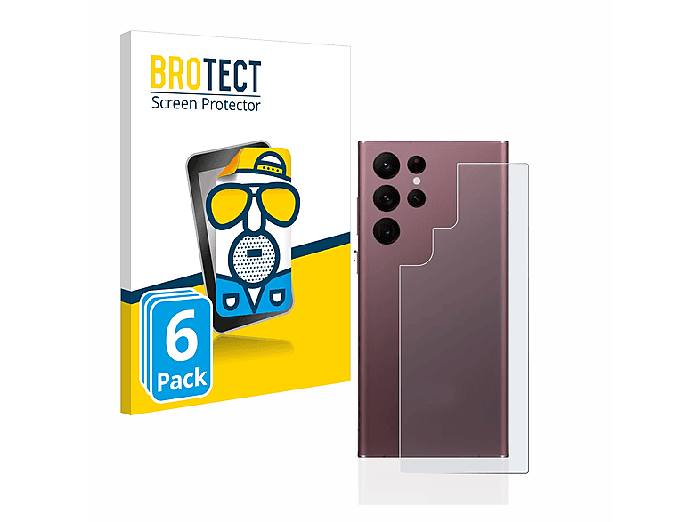 BROTECT 6x matte Schutzfolie(für Samsung Galaxy S22 Ultra 5G Enterprise Edition)