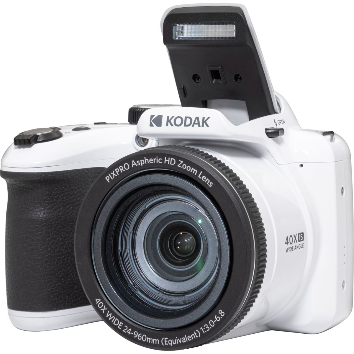 FOTOCAMERA DIGITALE KODAK AZ405 Zoom ottico 40x, 20,68 megapixel, Bianco