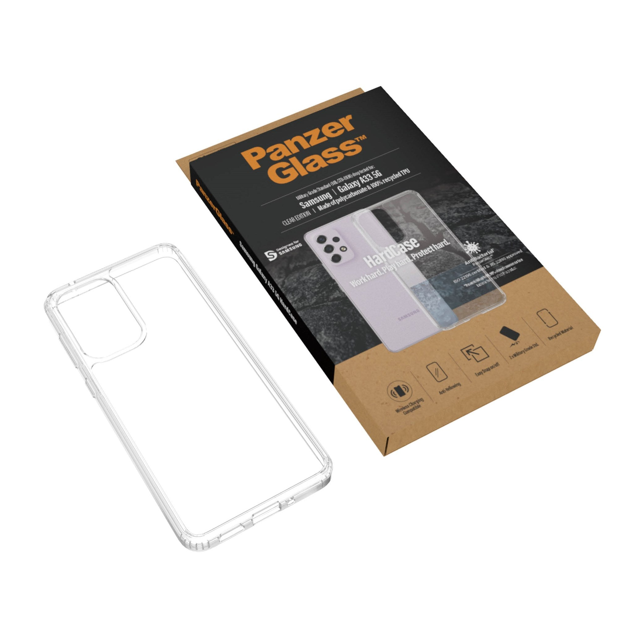 PANZERGLASS Transparent, Backcover, Transparent 5G, A33 Samsung