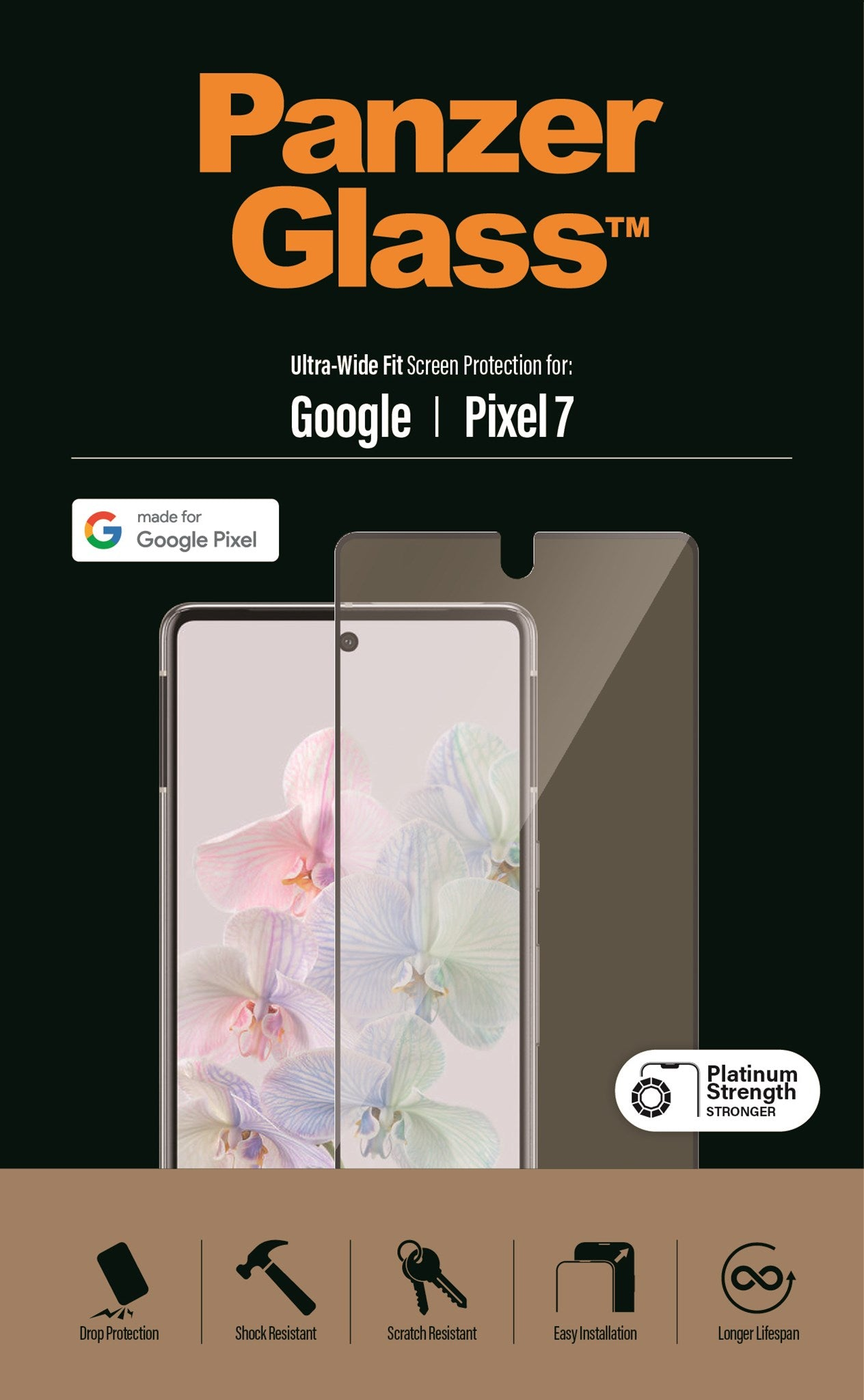 Displayschutz(für 7) Ultra-Wide Fit Pixel Google PANZERGLASS