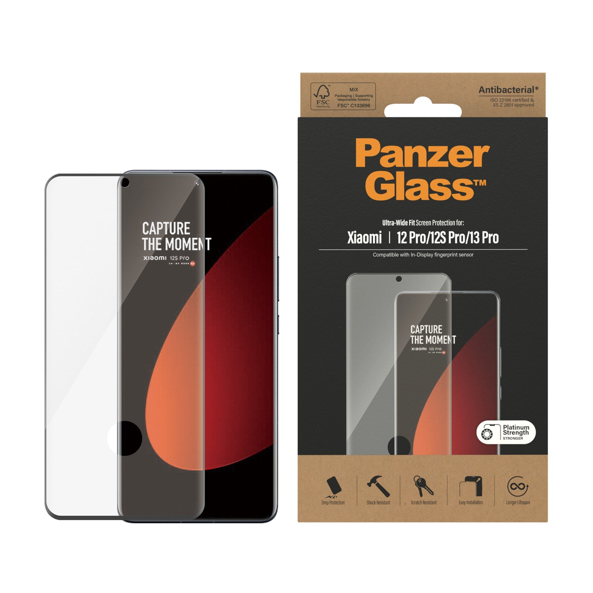 12S Ultra-Wide PANZERGLASS 13 Pro Xiaomi Fit | Pro) Pro Displayschutz(für | 12