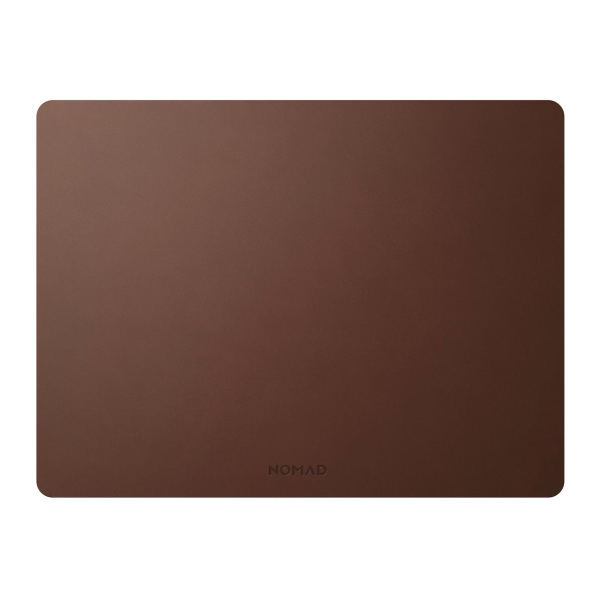 NOMAD Rustic 16-Inch, Brown Mousepad Leather Mauspad