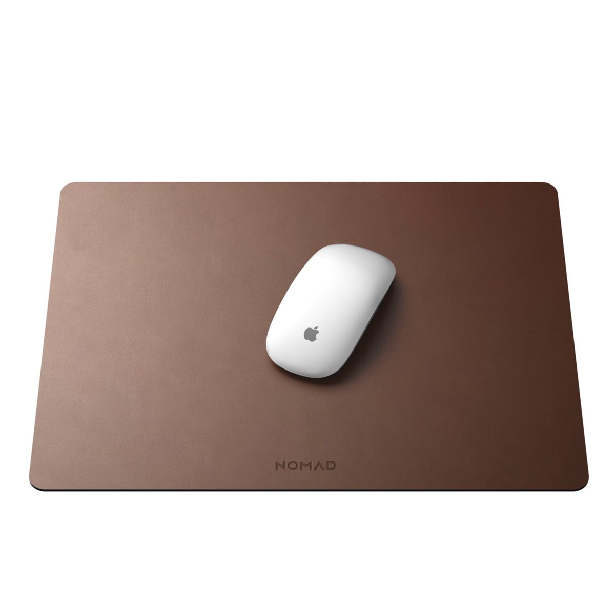 NOMAD Mousepad Rustic Brown Leather 16-Inch, Mauspad