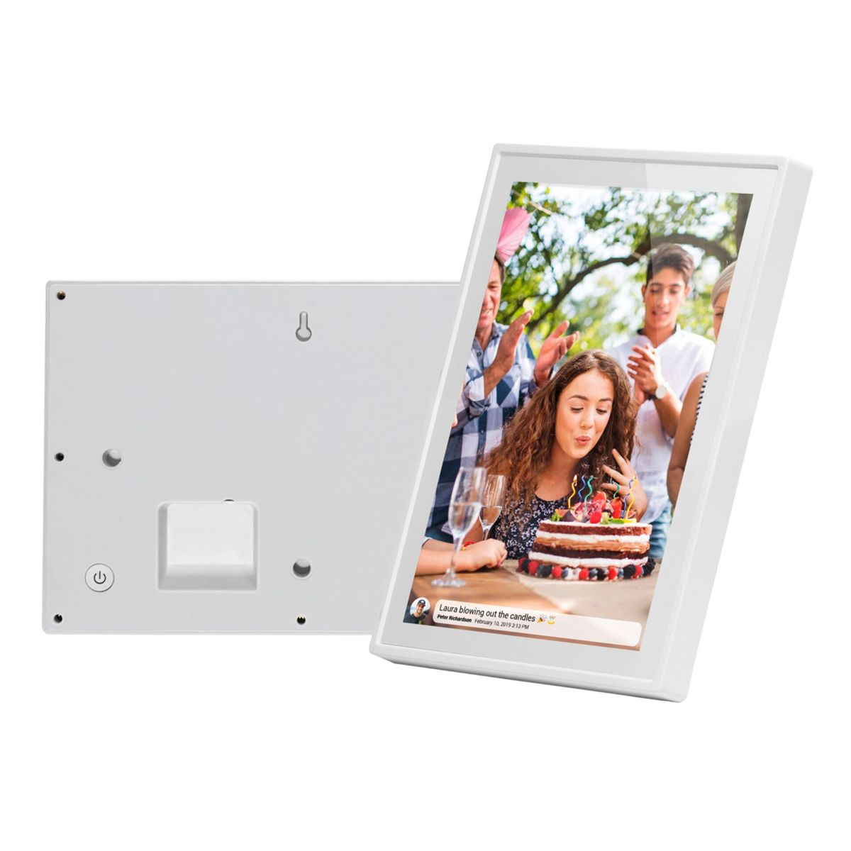 BRAUN PHOTOTECHNIK DigiFrame 1019 WiFi (1280 25,7cm (10,1) weiss weiß) 800, x