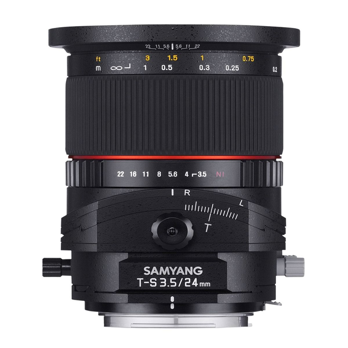 SAMYANG Schwarz) (Objektiv mm MF T/S EF 3:30 Canon Canon EF-Mount, 3,5/24 für - 24